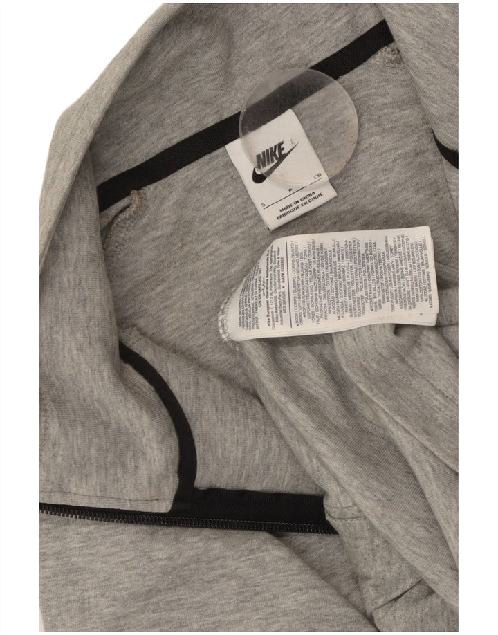 NIKE Γυναικεία φούτερ με κροτίδες μεγάλου μεγέθους UK 10 Small Grey Flecked