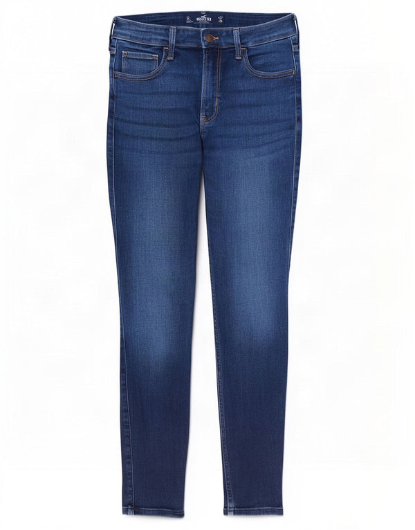 Hollister Γυναικείο Ψηλό Σούπερ Skinny Τζιν US 5 Small W27 L26 Blue