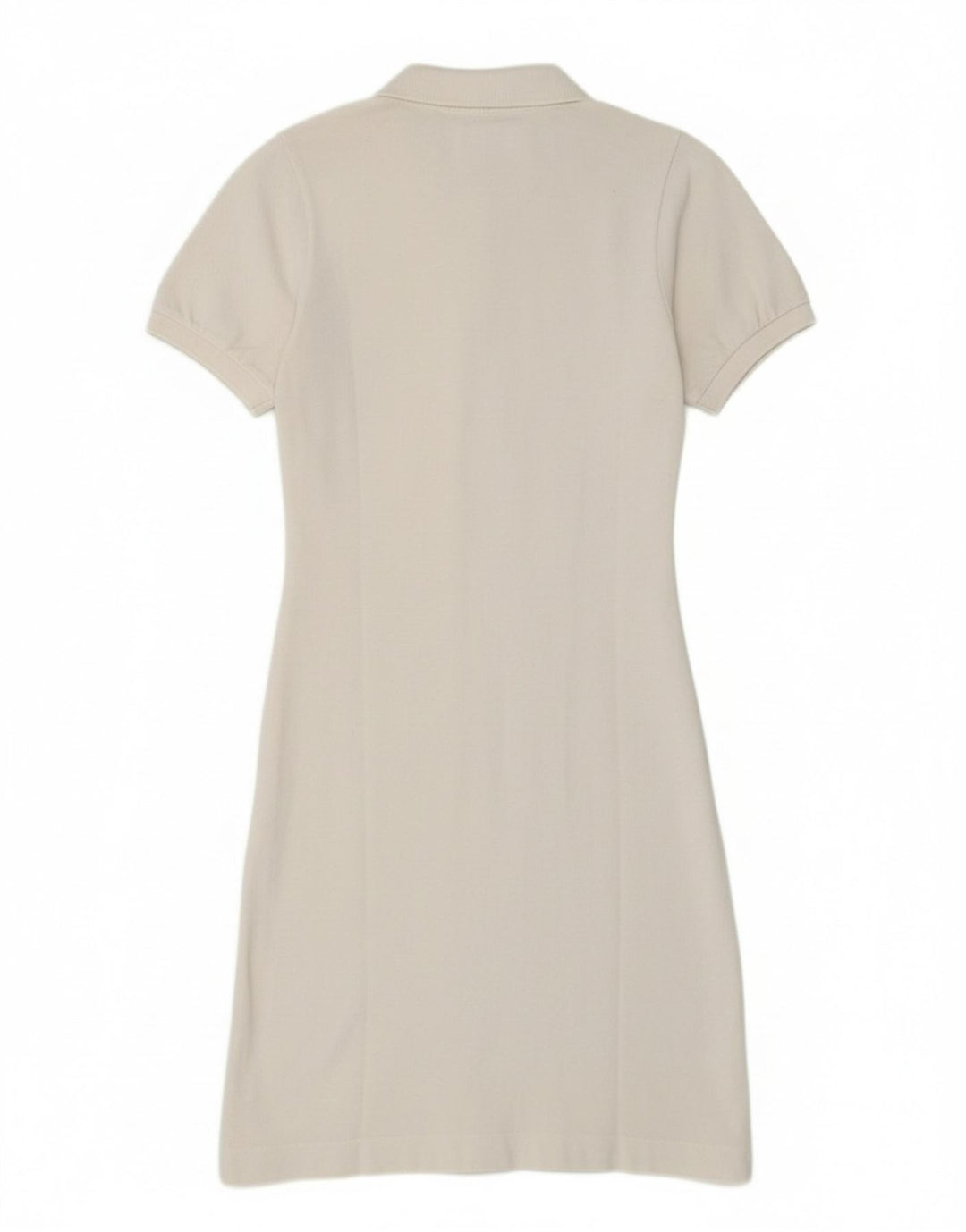 LACOSTE Womens Polo Dress Size 36 Small White Cotton