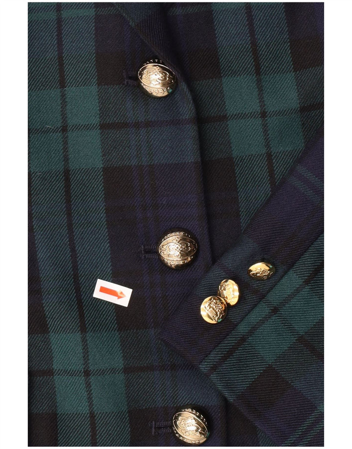 LUISA SPAGNOLI Γυναικείο Μπουφάν Μπλέιζερ IT 46 Μεγάλο Πράσινο Καρό Classic