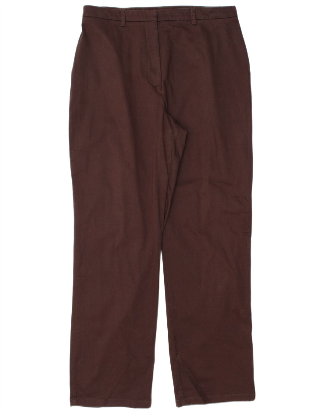 EDDIE BAUER Γυναικείο ίσιο παντελόνι Chino US 12 μεγάλο W32 L30 καφέ