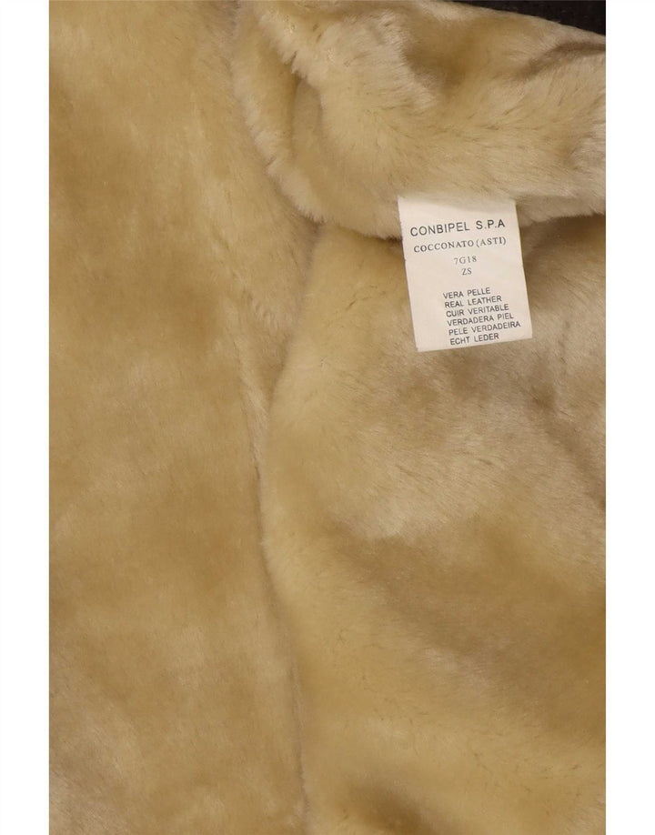 Conbipel Ανδρικό Sherpa Δερμάτινο Μπουφάν IT 50 Large Brown Δερμάτινο