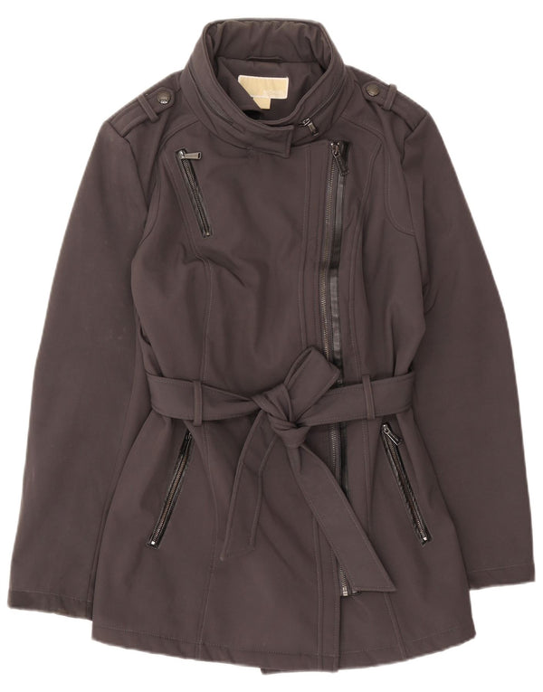 Michael Kors Γυναικείο Μπουφάν με στρατιωτική κουκούλα αντιανεμικό UK 16 Large Grey