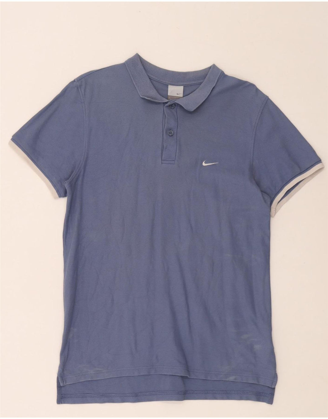 Ανδρικό μπλουζάκι πόλο Nike μεγάλο μπλε βαμβακερό