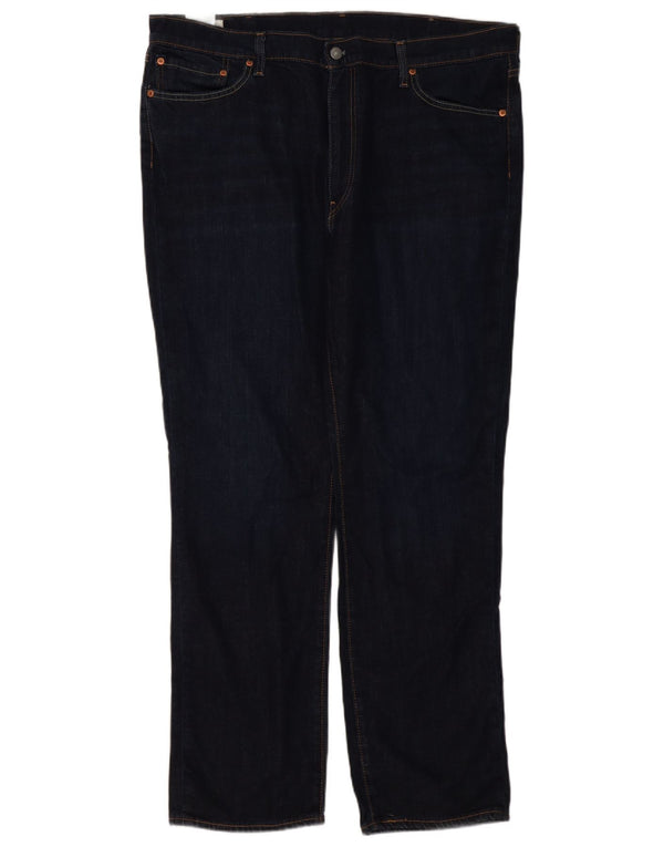 Levi's Mens 514 Straight Jeans W40 L32 Navy Blue Cotton