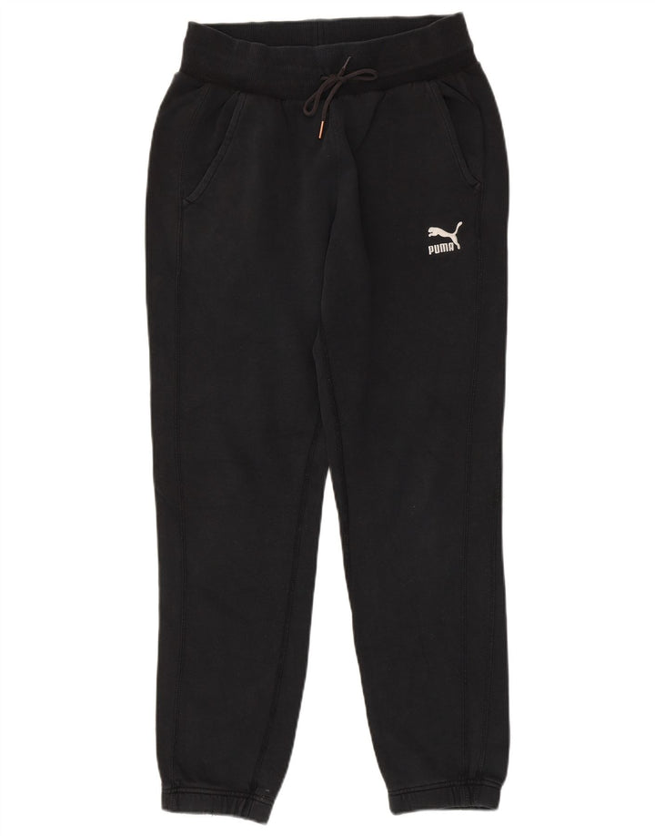 Ανδρική φόρμα PUMA Παντελόνι Joggers Μικρό μαύρο βαμβακερό