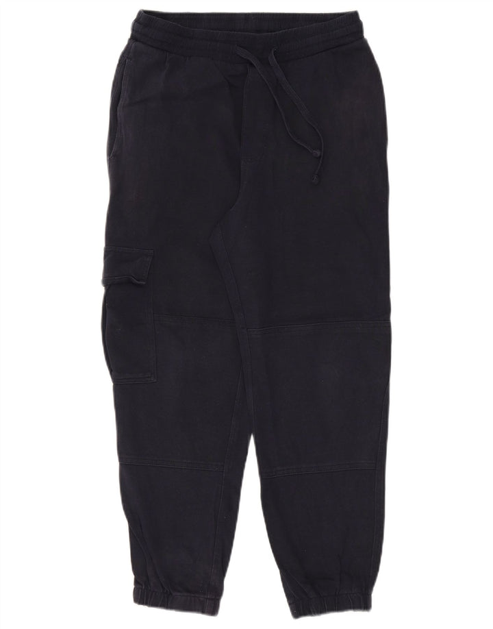Zara Ανδρική φόρμα Cargo Παντελόνι Joggers Small Navy Blue Cotton
