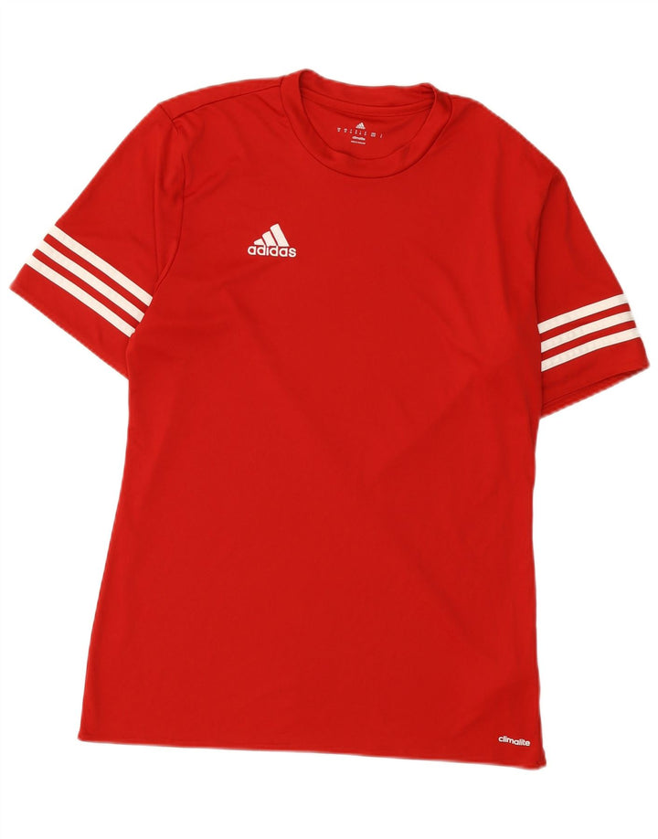Ανδρικό T-Shirt Climalite Adidas Top Medium Red Polyester
