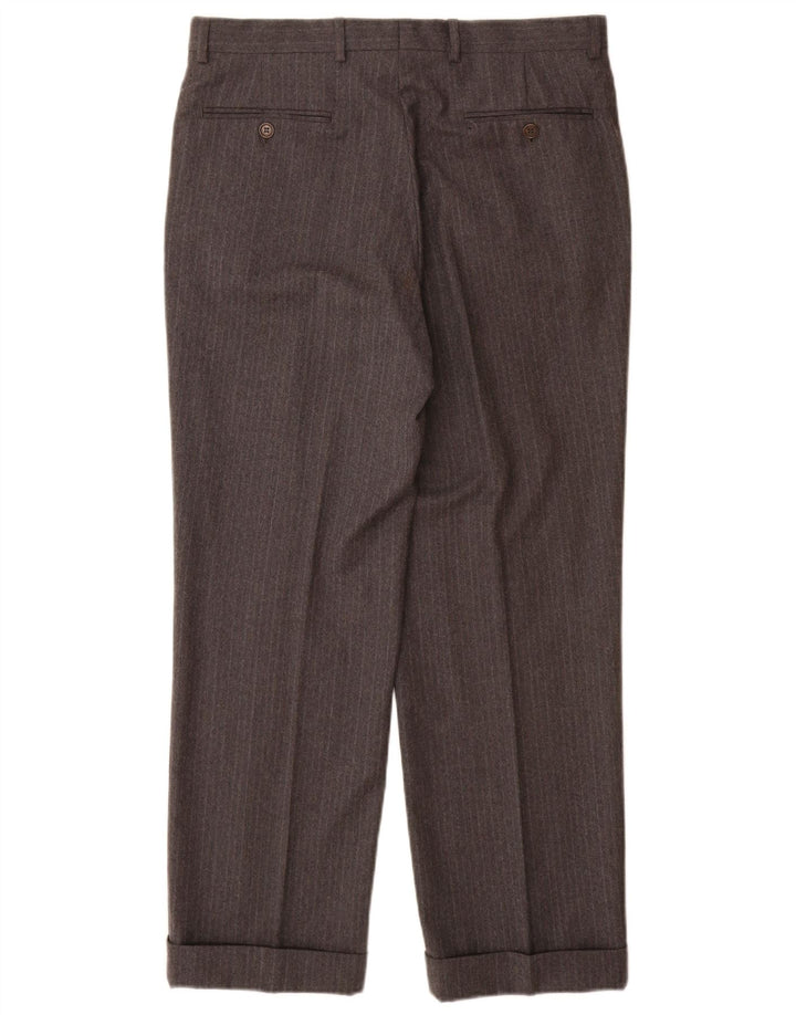 Valentino Ανδρική φόρμα 2 τεμαχίων με 3 κουμπιά IT 48 Medium W32 L29 Grey Pinstripe