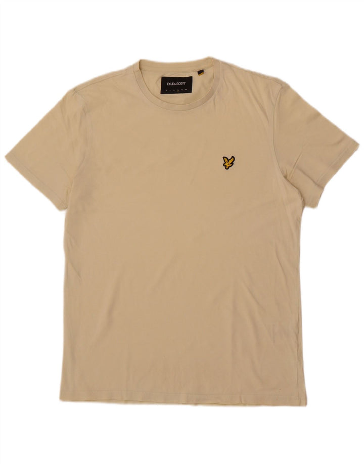 Ανδρικό T-Shirt Lyle & Scott Top Large Beige Βαμβακερό