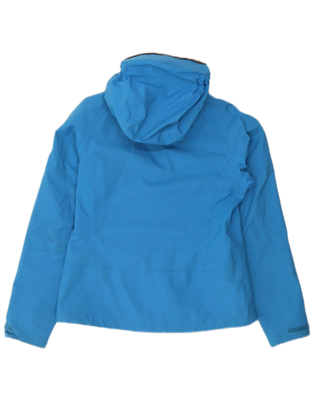 Jack Wolfskin Γυναικείο μπουφάν βροχής με κουκούλα UK 10 Small Blue Polyamide