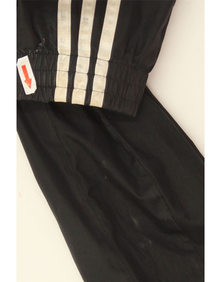 Adidas Ανδρικό μπουφάν βροχής με κουκούλα UK 38 Medium Μαύρο Πολυεστέρας