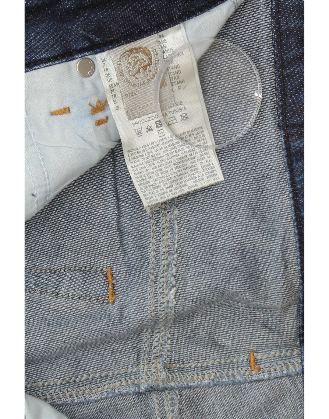 DIESEL Γυναικείο Skinzee Banana Cropped Jeans W26 L24 Μπλε βαμβακερό