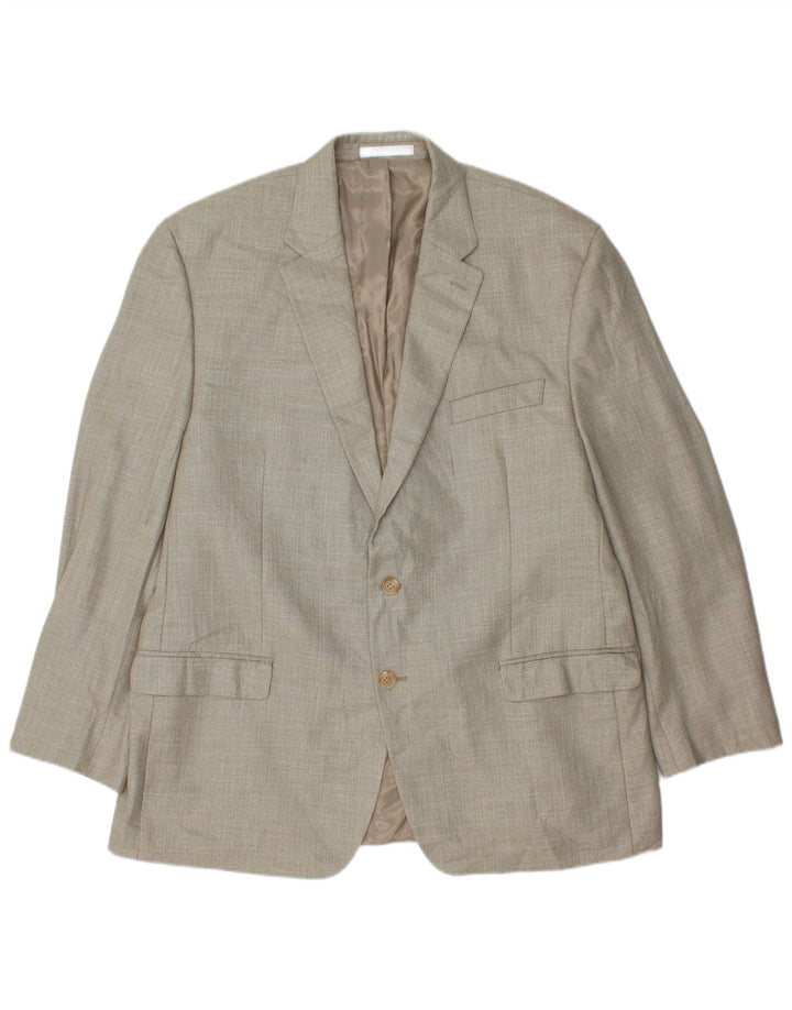 Ralph Lauren Ανδρικό σακάκι 2 κουμπιών UK 46 2XL Γκρι πολυεστέρας
