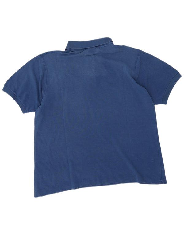 Ανδρικό πουκάμισο πόλο Lacoste, μέγεθος 6 XL, μπλε βαμβακερό