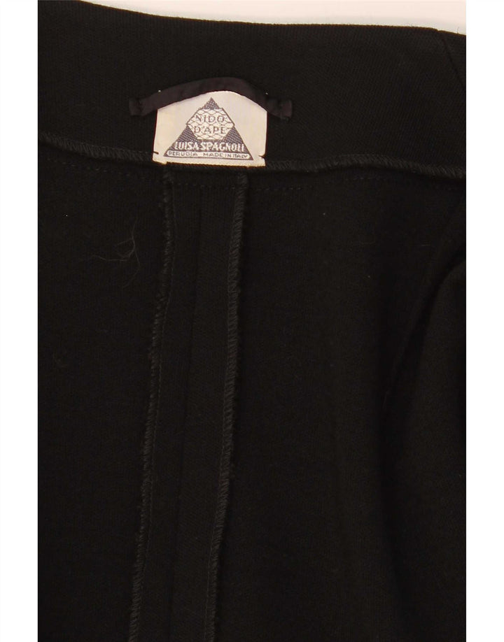 Luisa Spagnoli Γυναικείο Open Blazer Jacket UK 10 Small Black