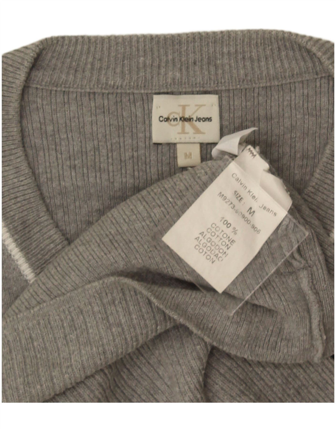 Calvin Klein Jeans Ανδρικό γιλέκο Tank Top Μεσαίο γκρι βαμβακερό