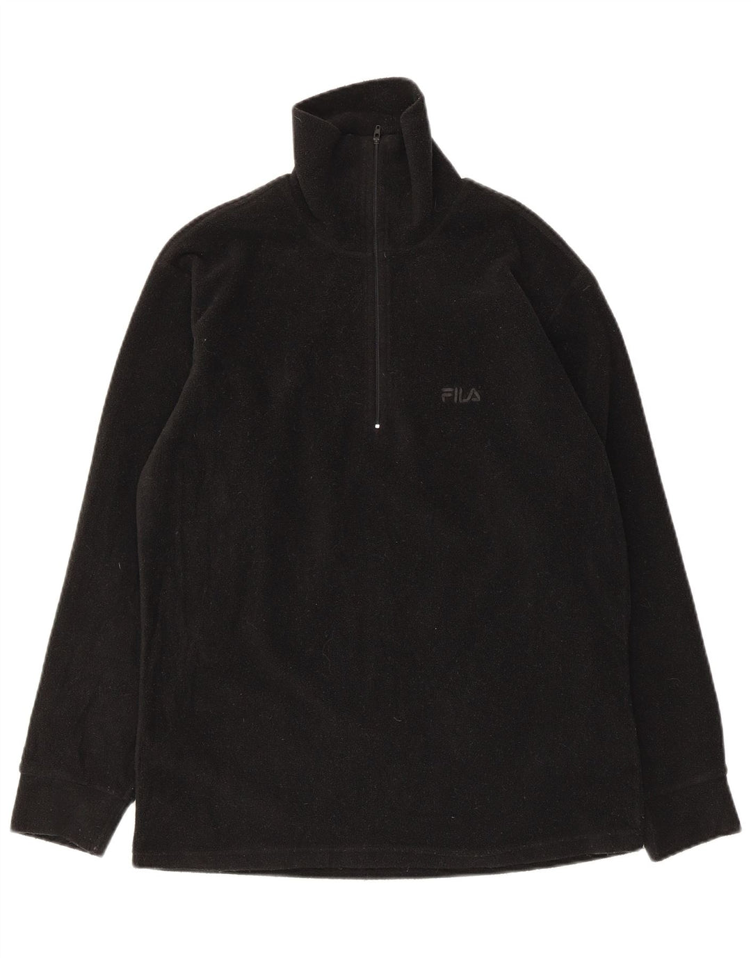 Fila Γυναικείο φερμουάρ Fleece Jumper UK 10 Small Black