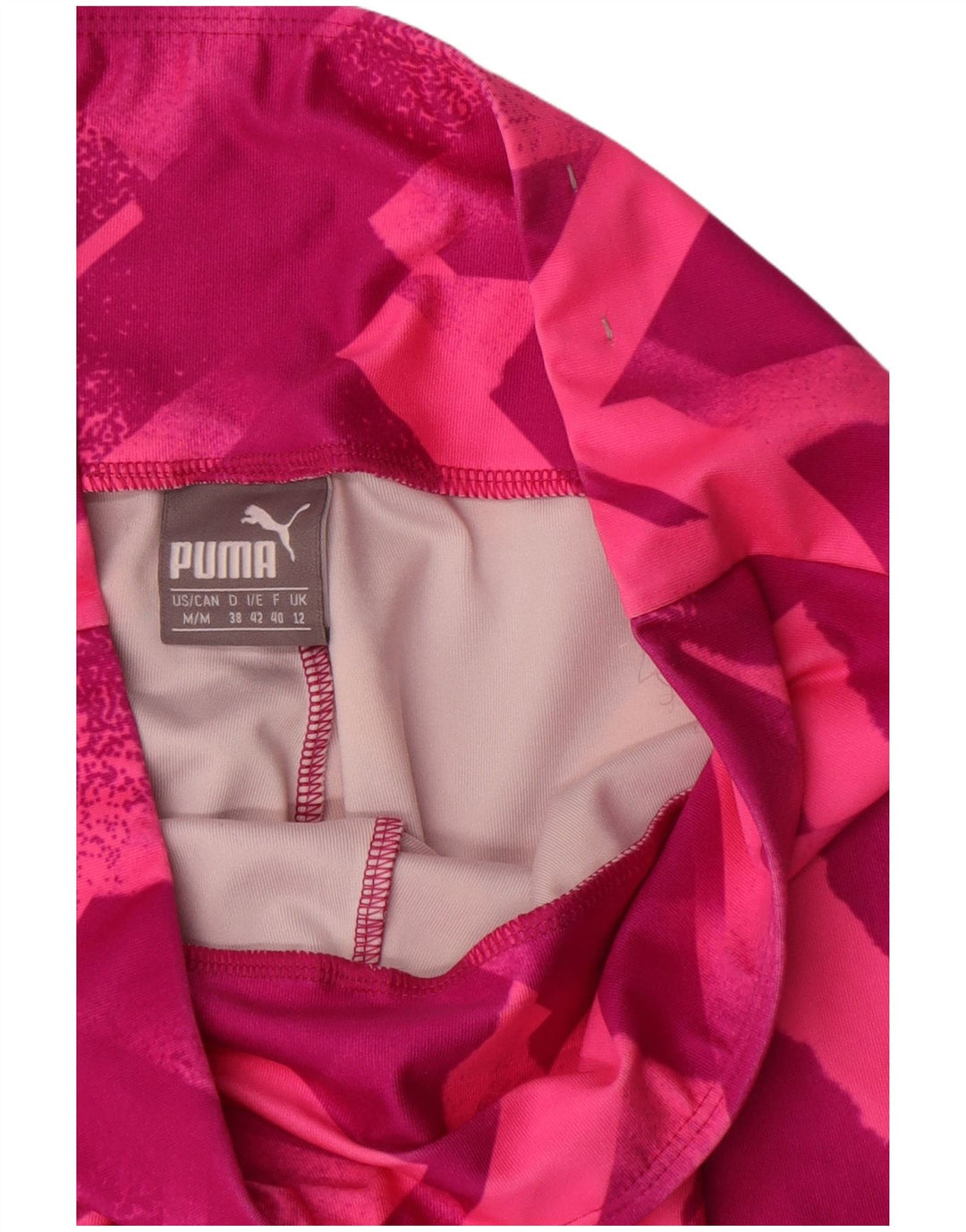 Γυναικείο κολάν Puma UK 12 Medium Pink Geometric