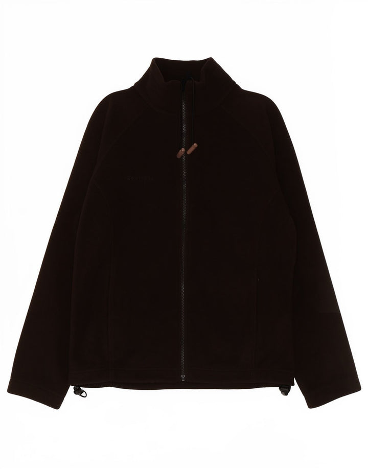 Columbia Γυναικείο Fleece Jacket UK 14 Medium Black Polyester Sports