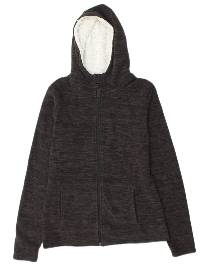 Mountain Warehouse Γυναικείο Sherpa Fleece Jacket UK 10 Small Black Flecked
