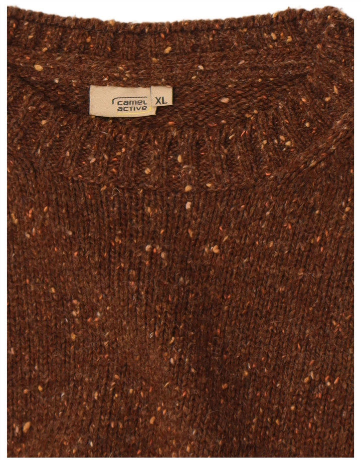 Ανδρικό πουλόβερ Camel Active Crew Neck Jumper XL Brown Flecked