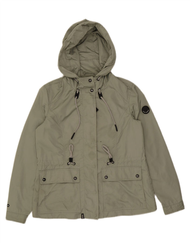 KHUJO Γυναικείο κουκούλα Utility Jacket UK 14 Medium Green Polyester