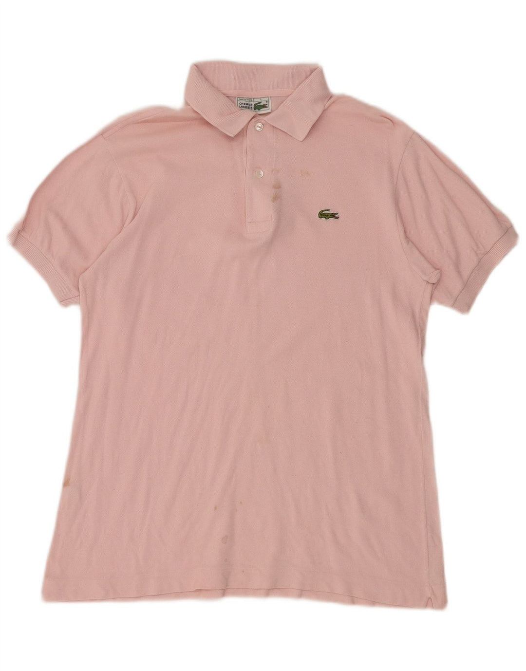 Ανδρικό πουκάμισο Polo Lacoste, Μέγεθος 4, Μεσαίο Ροζ Βαμβακερό
