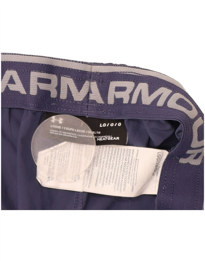 Ανδρικό αθλητικό σορτς UNDER Armor Heat Gear Μεγάλο μπλε πολυεστέρα