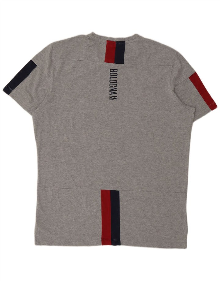 MACRON Mens T-Shirt Top XL Grey Colourblock