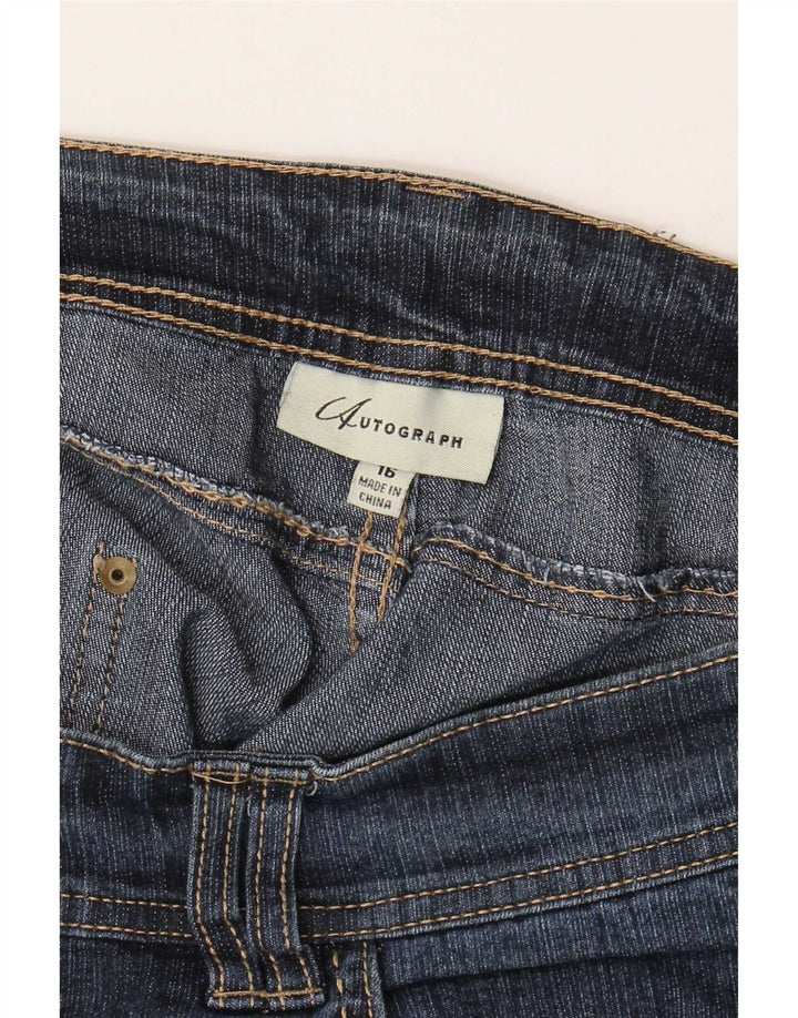 Marks & Spencer Γυναικεία Bootcut Jeans UK 16 Large W36 L30 Navy Blue