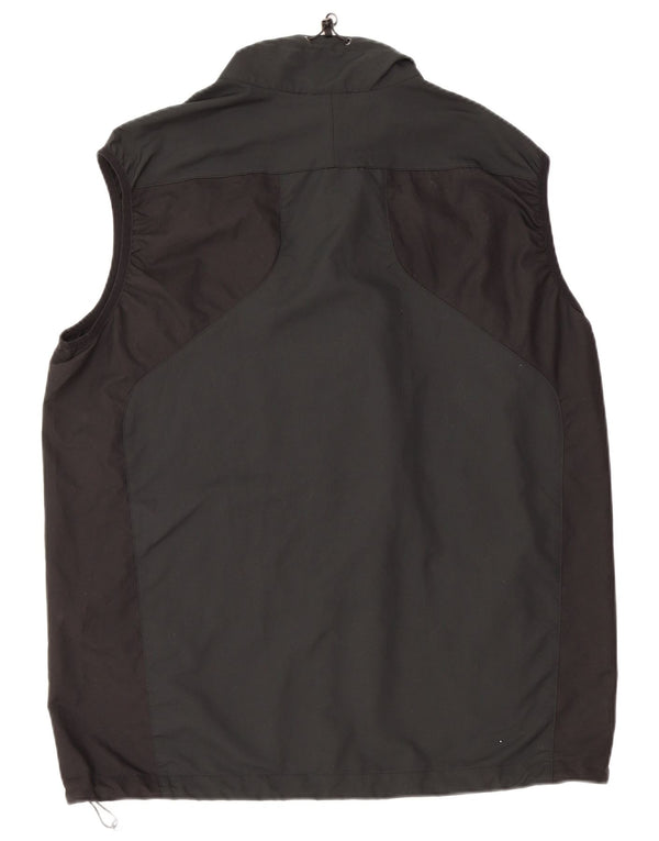 JACK WOLFSKIN Ανδρικό Gilet UK 48 2XL Μαύρο πολύχρωμο πολυεστέρα