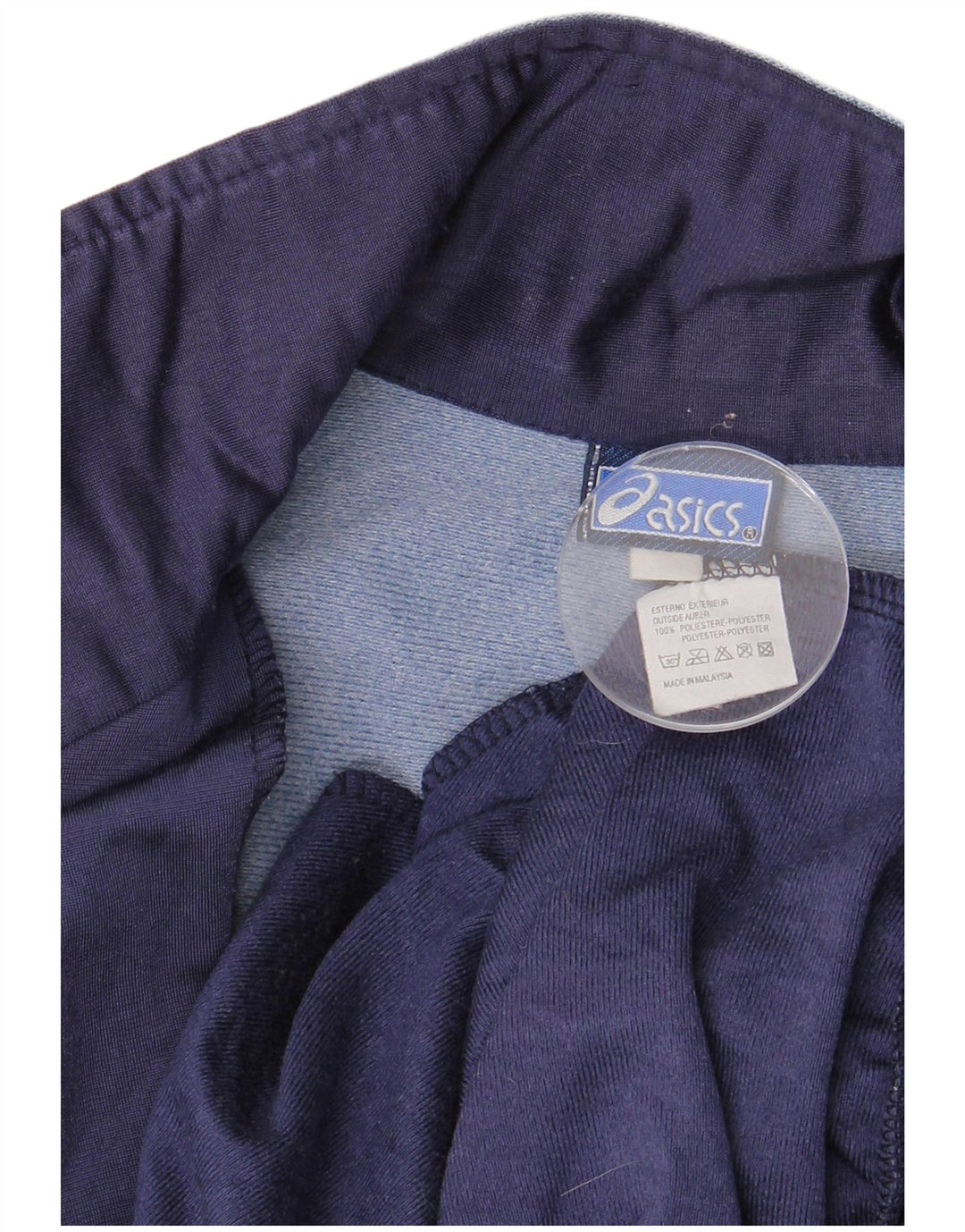 ASICS Ανδρική φόρμα αθλητικής φόρμας γραφικών Top Jacket Μεγάλο μπλε μπλε χρώματος