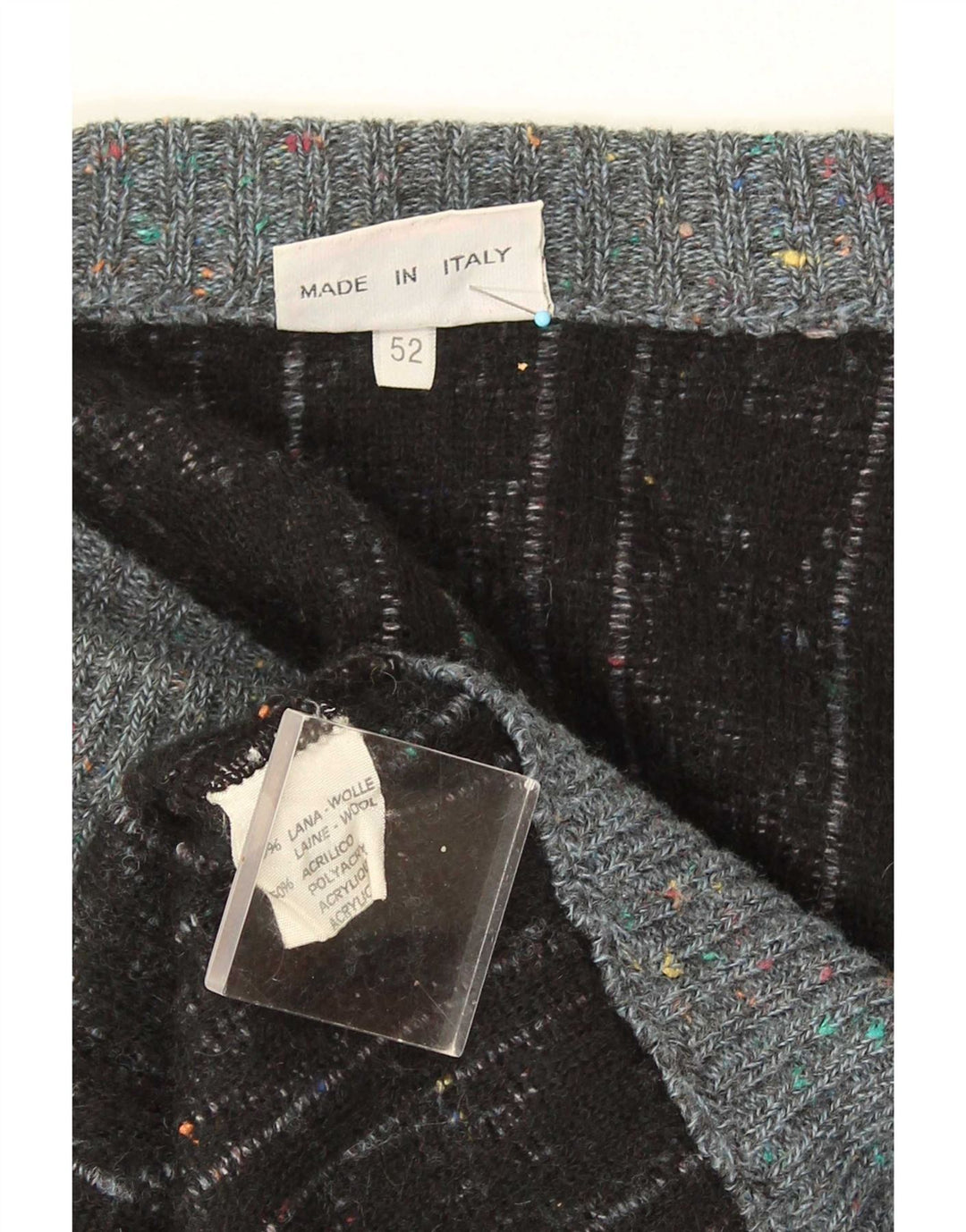 Ανδρικό πουλόβερ Ranger Cardigan IT 52 Γκρι Γκρι Γεωμετρικό Μαλλί
