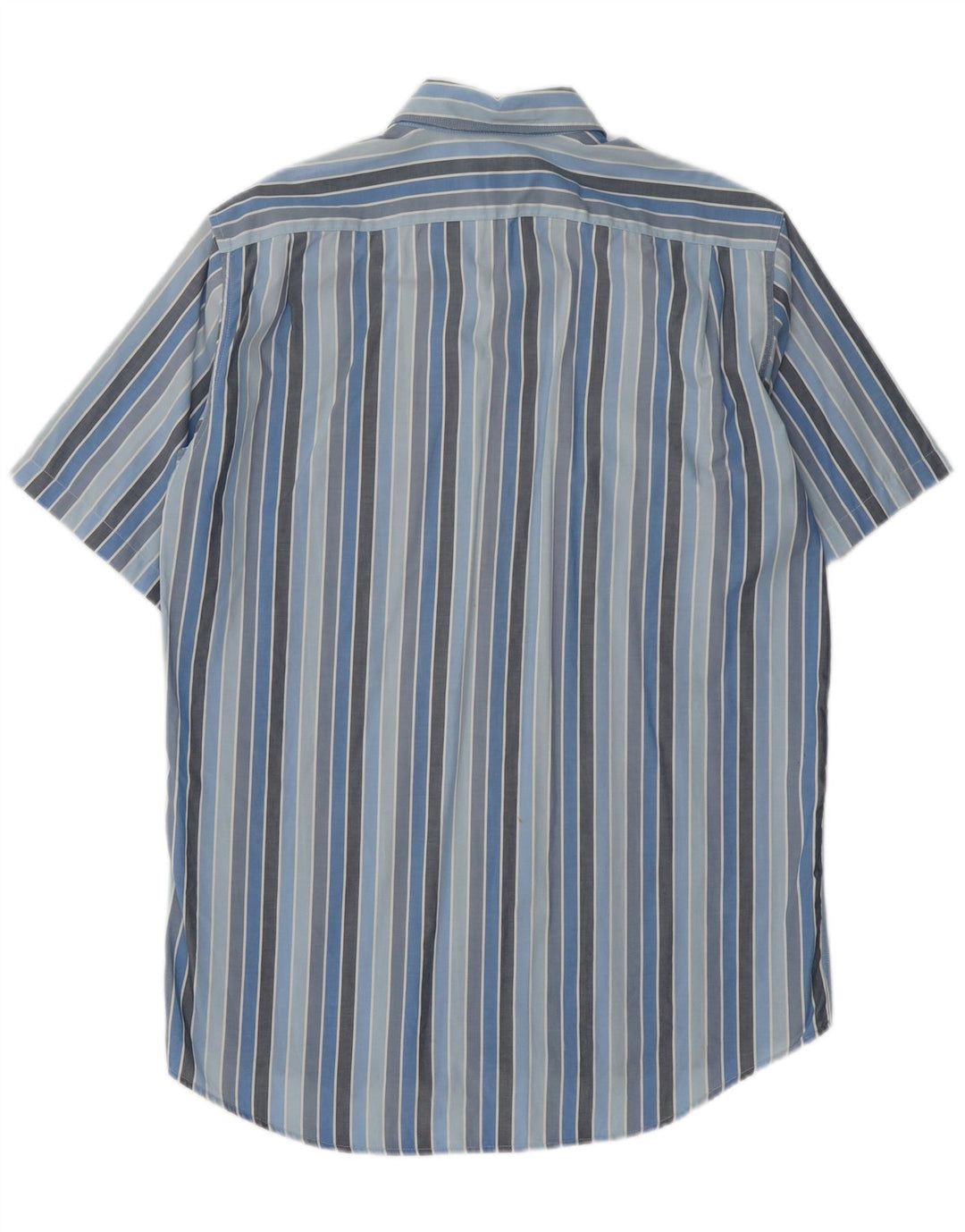 Ανδρικό κοντομάνικο πουκάμισο LACOSTE Μέγεθος 40 Βαμβακερό μεσαίο μπλε ριγέ