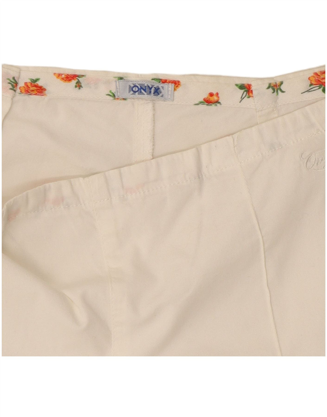 Onyx Γυναικείο ίσιο casual παντελόνι W28 L25 Λευκό