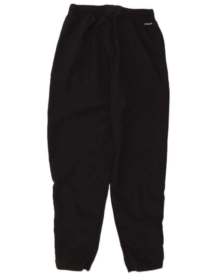 Γυναικεία αθλητική φόρμα Adidas Aeroready Παντελόνι μεσαίο μαύρο πολυεστέρα