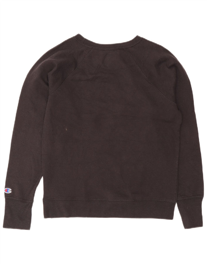 Champion Ανδρικό γραφικό φούτερ Jumper Μικρό Μαύρο Πολυεστέρα