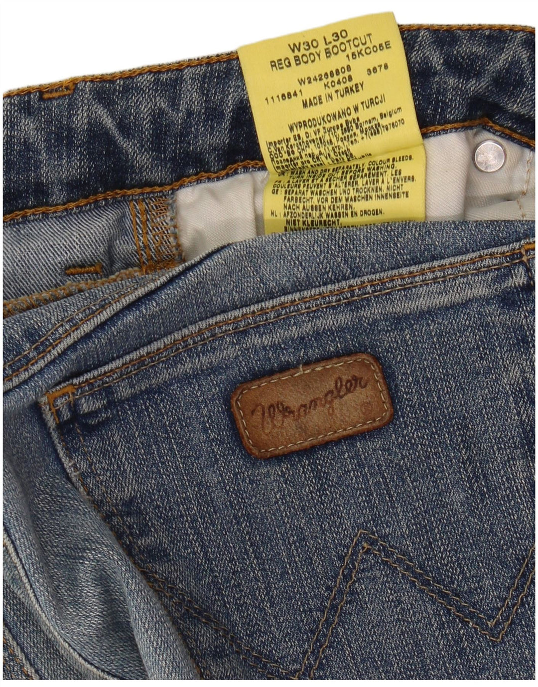 Wrangler Γυναικείο Bootcut Jeans W30 L30 Μπλε βαμβακερό
