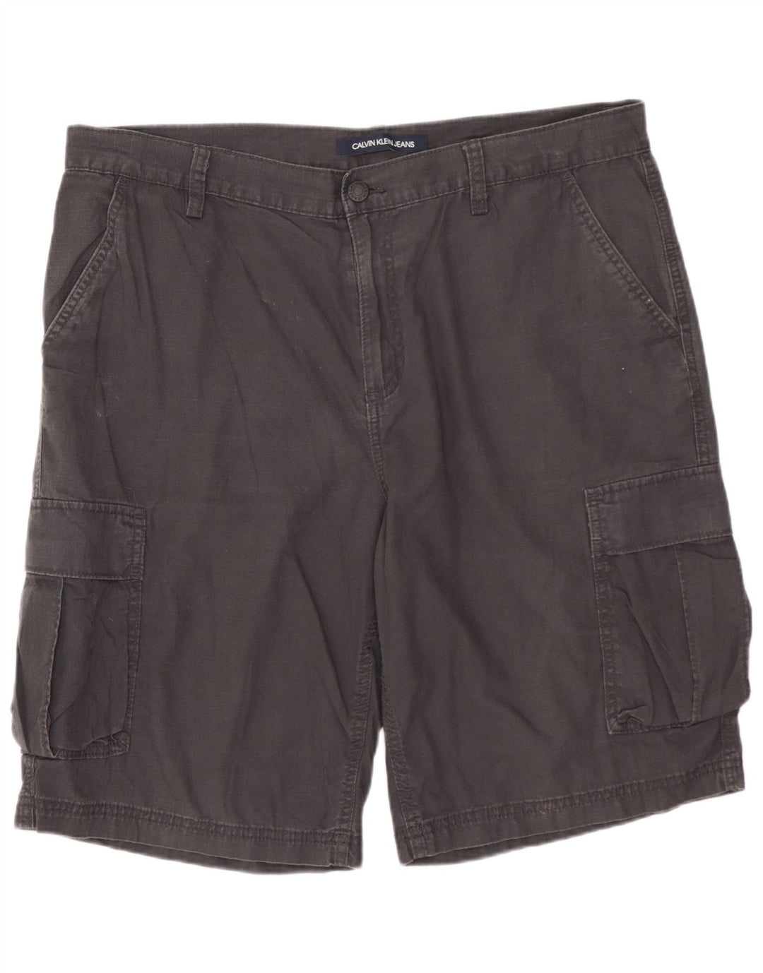 Ανδρικό σορτς Cargo CALVIN KLEIN W34 μεγάλο γκρι βαμβακερό
