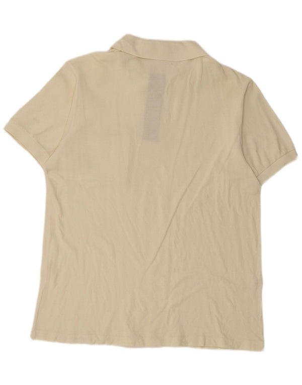 Ανδρικό μπλουζάκι πόλο LACOSTE Νούμερο 4, Βαμβακερό, μεσαίο σε λευκό