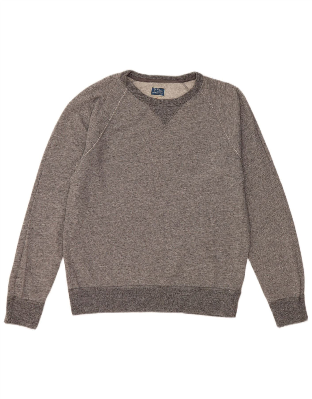 J. CREW Γυναικεία φούτερ υπερμεγέθη Jumper UK 10 Small Grey Cotton