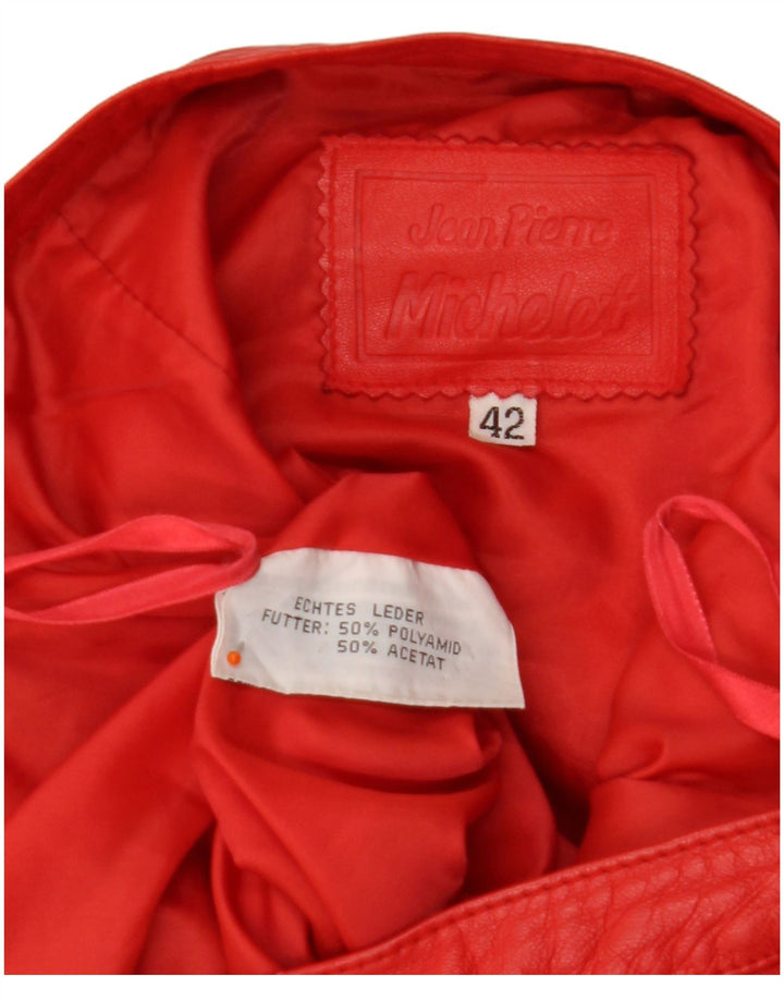 JEAN PIERRE MICHELET Γυναικεία ψηλόμεση φούστα EU 42 Μεγάλη W28 Δερμάτινη