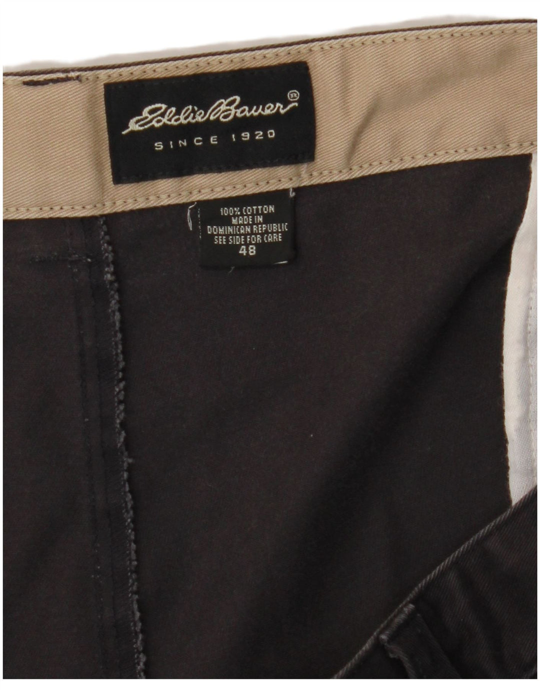 Ανδρικό παντελόνι Chino EDDIE BAUER W48 L31 Γκρι βαμβακερό