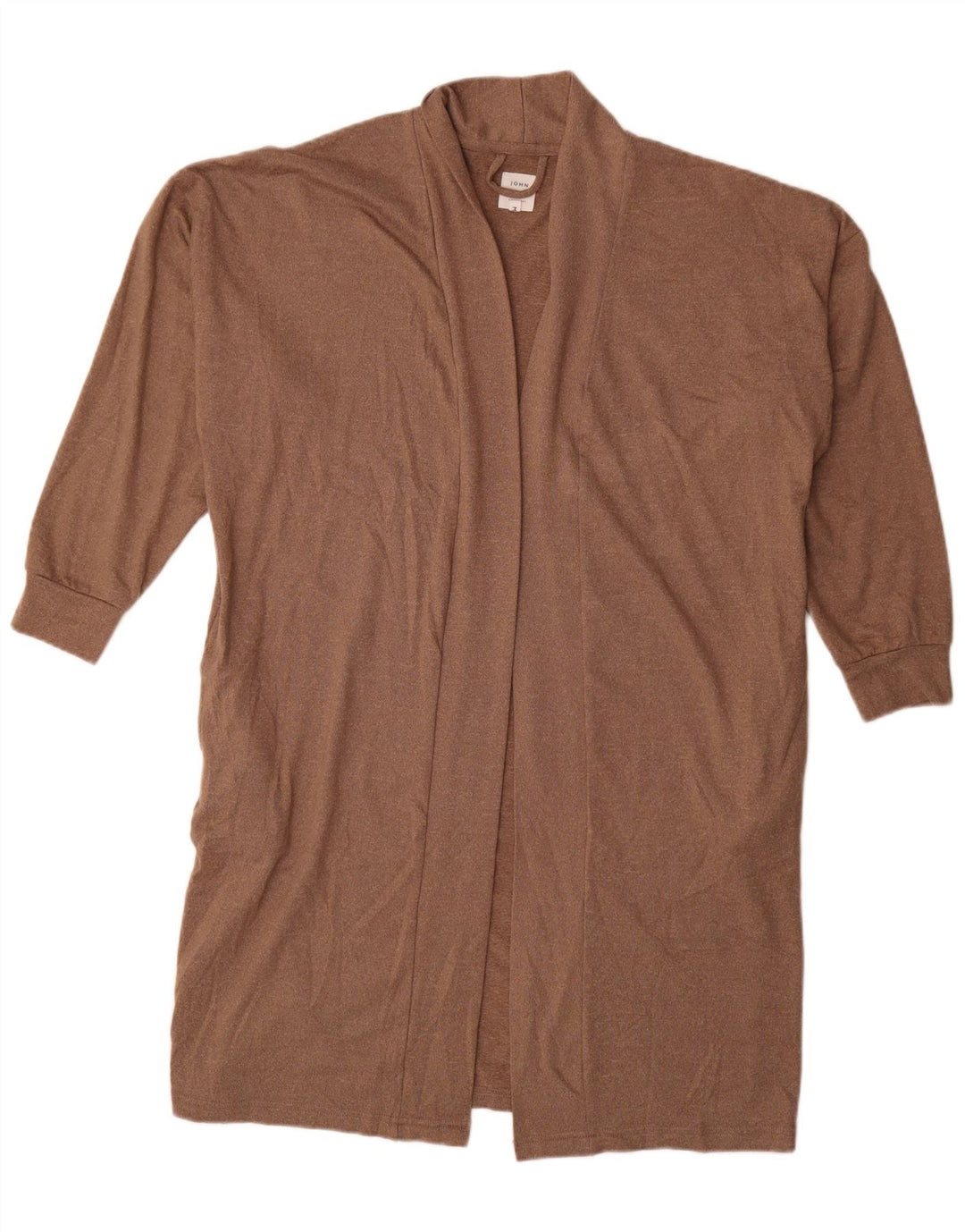 John Lewis Γυναικείο Longline Oversized πουλόβερ ζακέτα UK 14 Μεσαίο καφέ