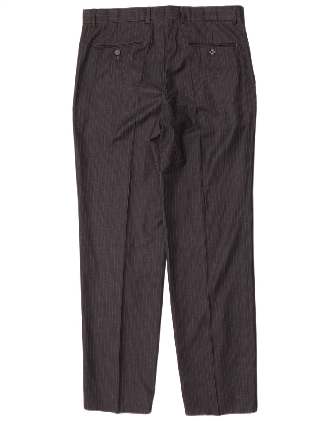 Giorgio Santi Ανδρική φόρμα 3 κουμπιών IT 52 XL W34 L33 Μαύρη ριγέ