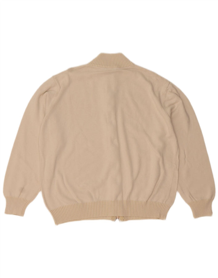 Ανδρικό πουλόβερ γραφικής ζακέτας Brooksfield IT 50 Medium Beige