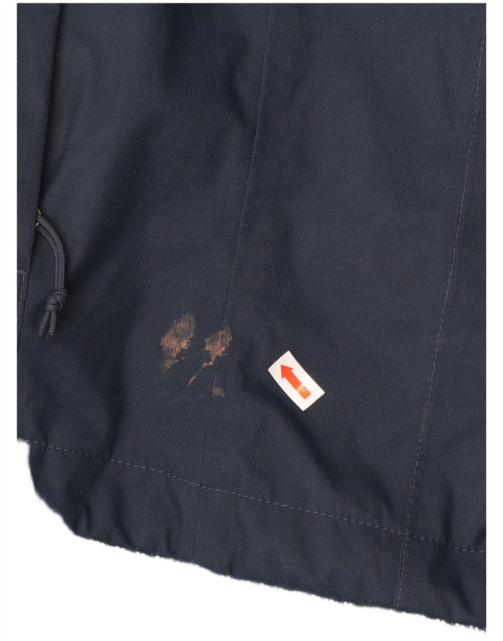 The North Face γυναικείο μπουφάν βροχής με κουκούλα UK 16 Large Navy Blue Nylon