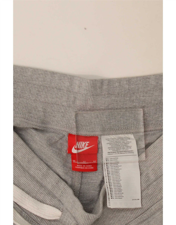 Ανδρικό γραφικό αθλητικό σορτς Nike, βαμβακερό σε μεσαίο γκρι χρώμα