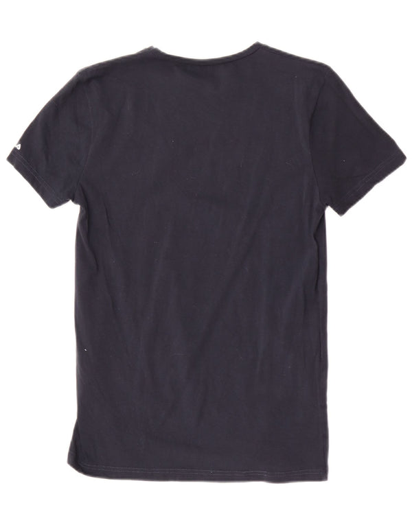 Fila Ανδρικό T-Shirt Top Μικρό Navy Blue από βαμβάκι